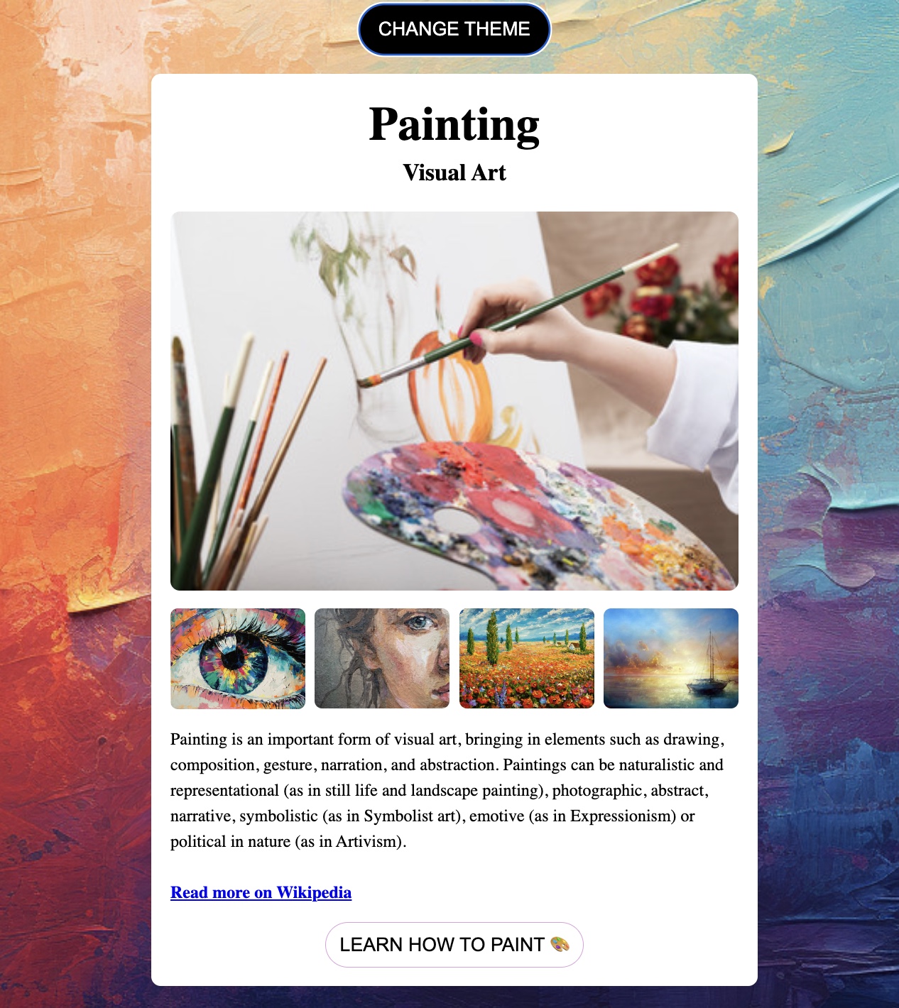 Painting project preview